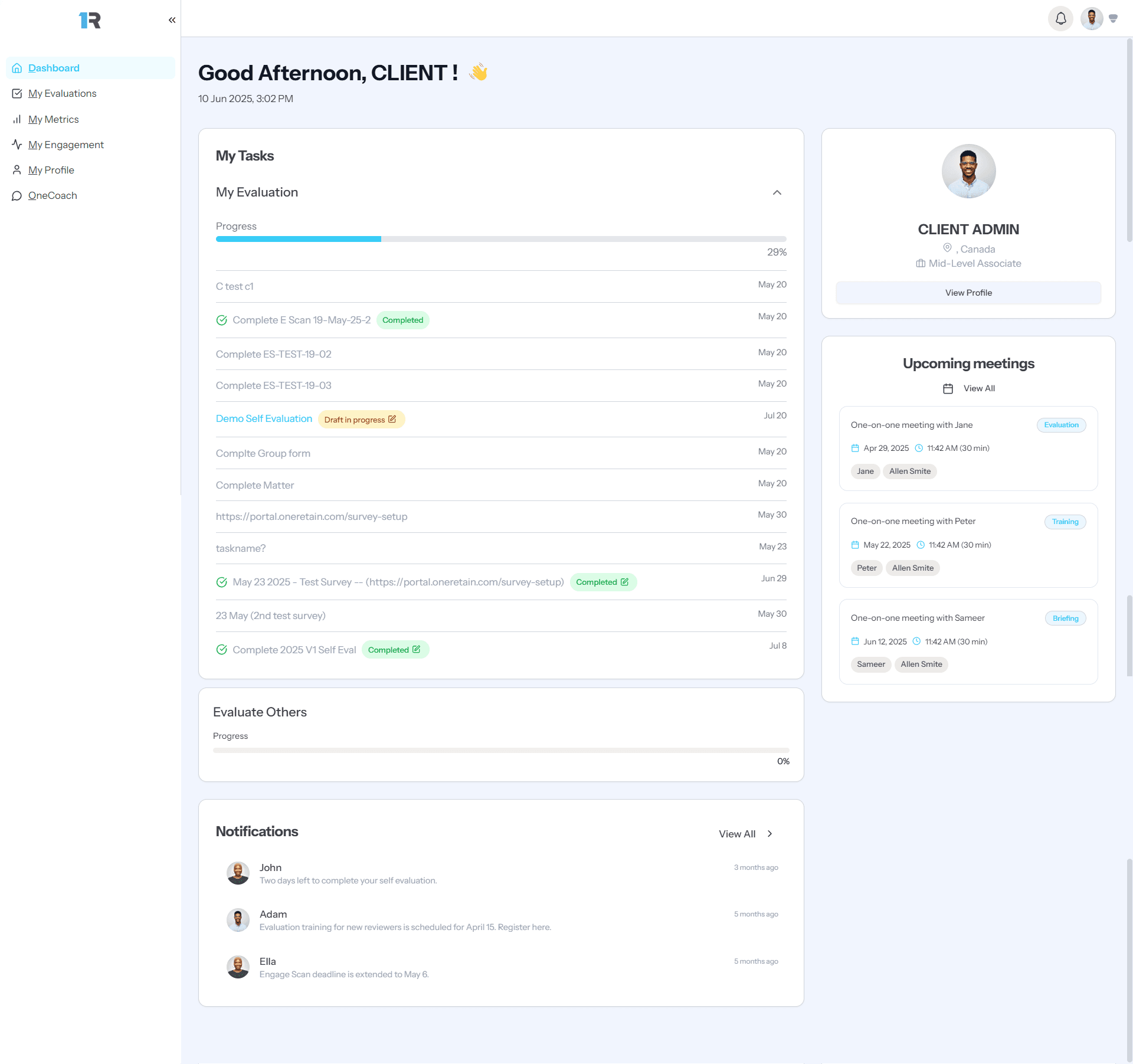 One Retain - Mutli Tenant